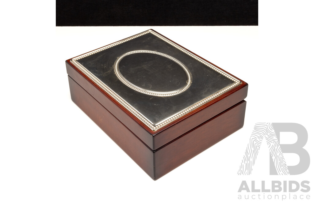 Wooden Jewellery Box with Removable Insert and Internal Mirror - by Whitehall