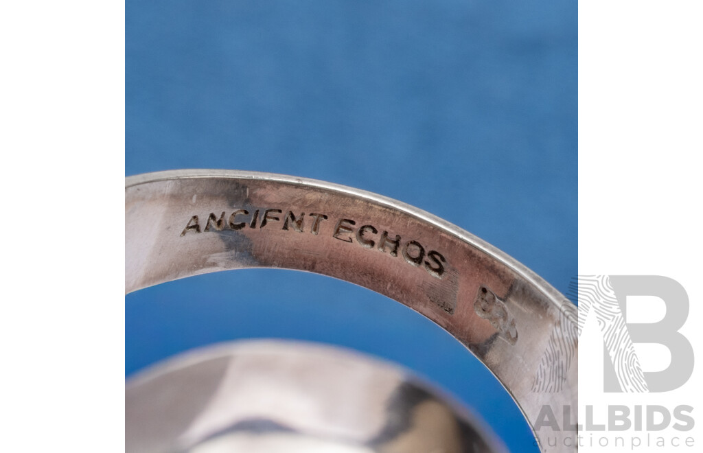 925 Sterling Silver Ring with Strawberry Quartz - Size S