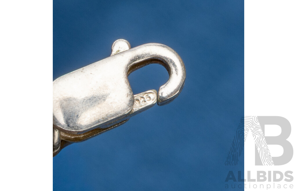 925 Sterling Silver Long Fine Cable Chain - Length 116cms