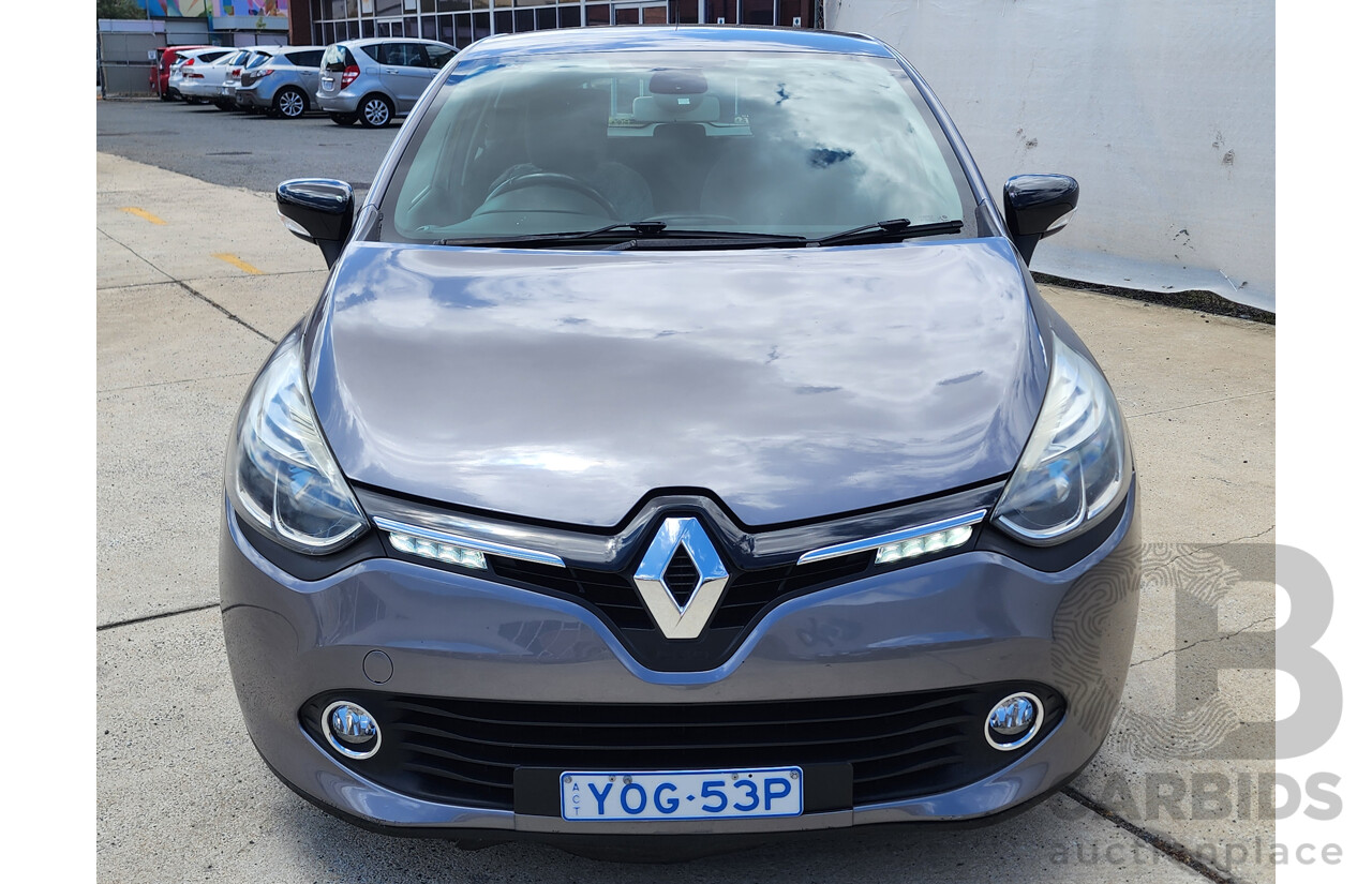 6/2014 Renault Clio Expression X98 5d Hatchback Grey 1.2L