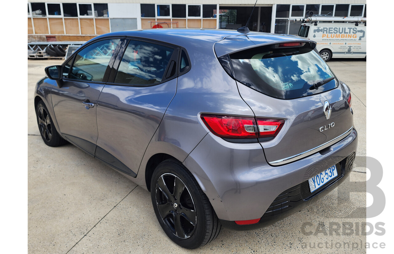 6/2014 Renault Clio Expression X98 5d Hatchback Grey 1.2L