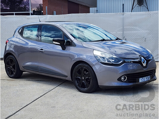 6/2014 Renault Clio Expression X98 5d Hatchback Grey 1.2L