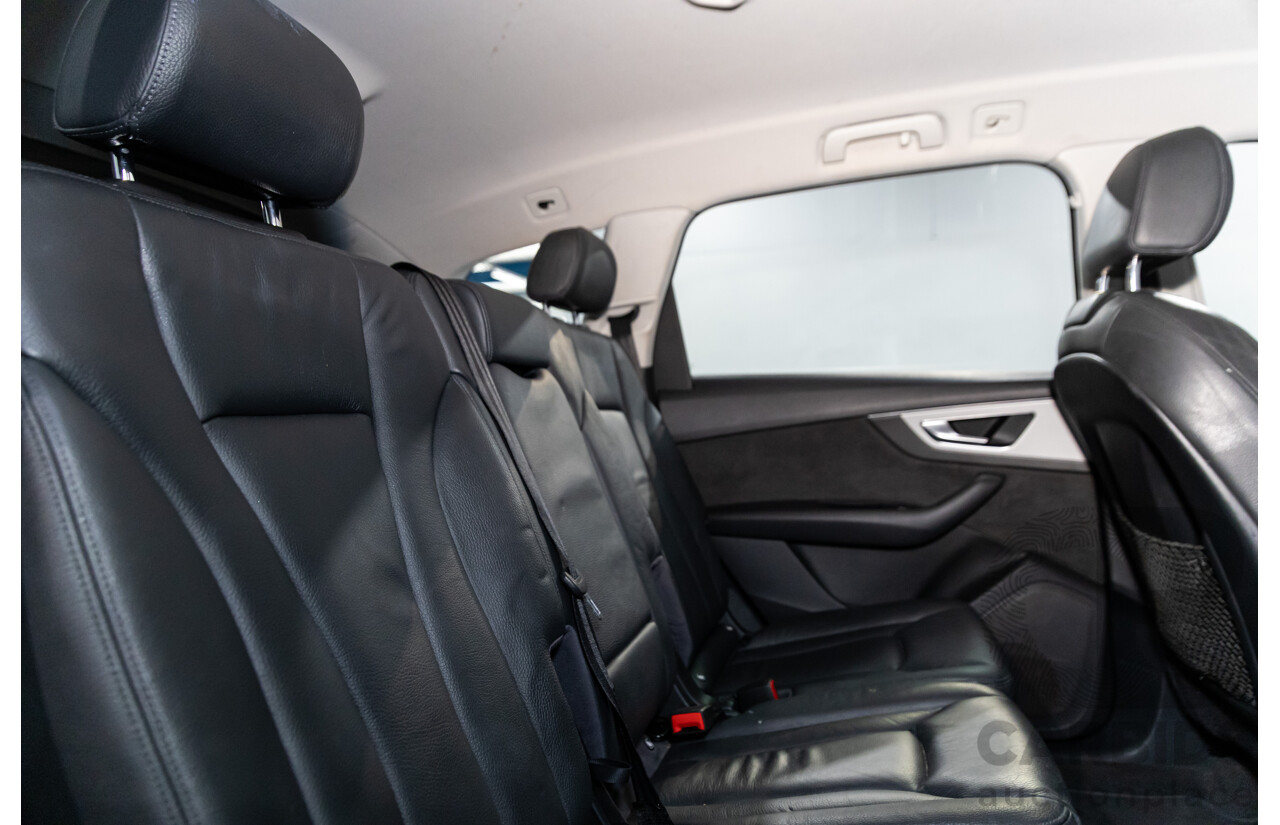 08/2017 Audi Q7 3.0 TDI Quattro (AWD) 4M MY18 4d Wagon Night Black Turbo Diesel V6 3.0L