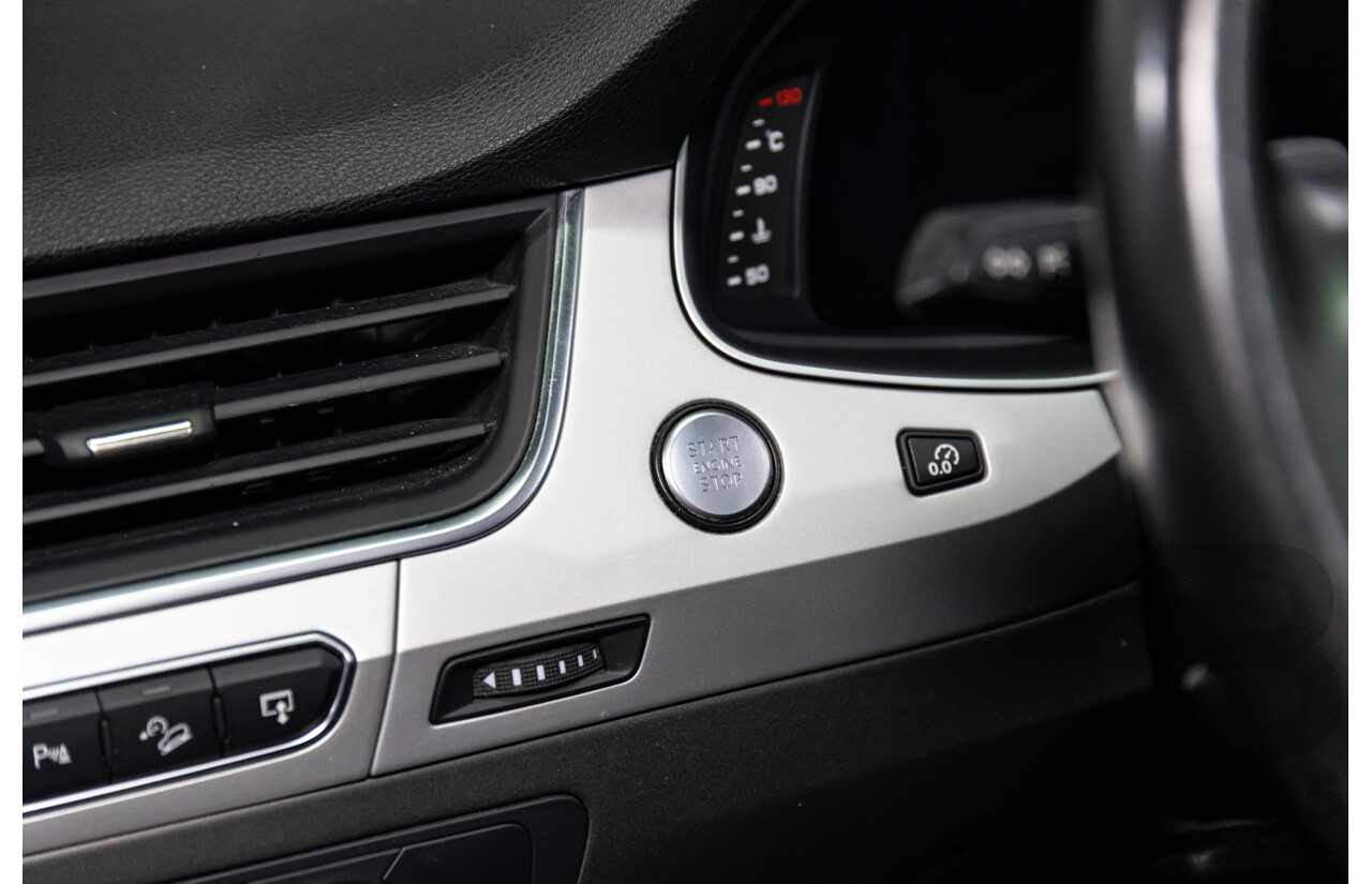 08/2017 Audi Q7 3.0 TDI Quattro (AWD) 4M MY18 4d Wagon Night Black Turbo Diesel V6 3.0L