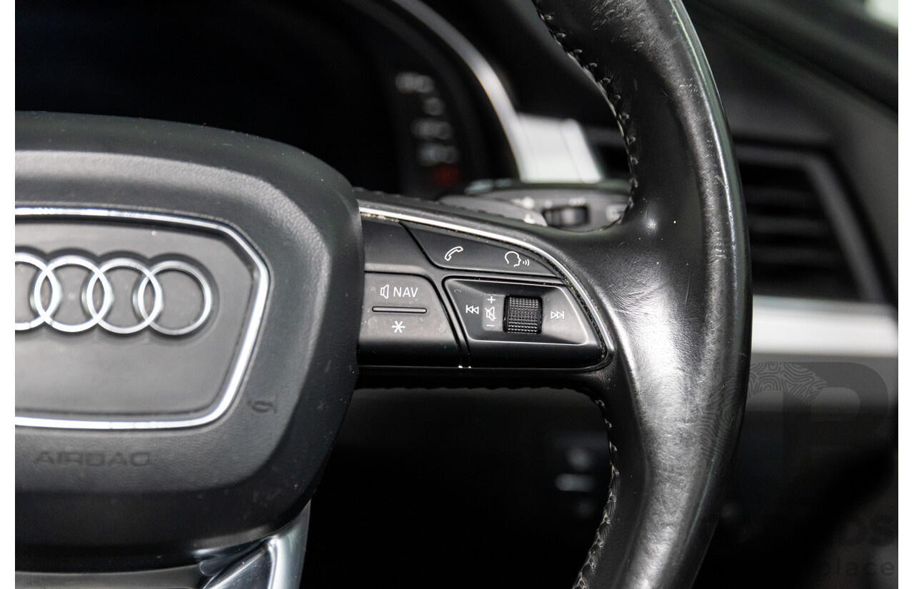 08/2017 Audi Q7 3.0 TDI Quattro (AWD) 4M MY18 4d Wagon Night Black Turbo Diesel V6 3.0L