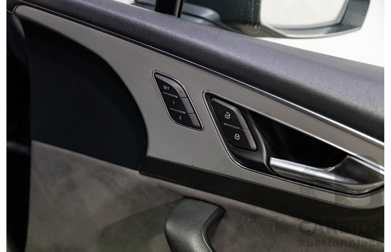 08/2017 Audi Q7 3.0 TDI Quattro (AWD) 4M MY18 4d Wagon Night Black Turbo Diesel V6 3.0L