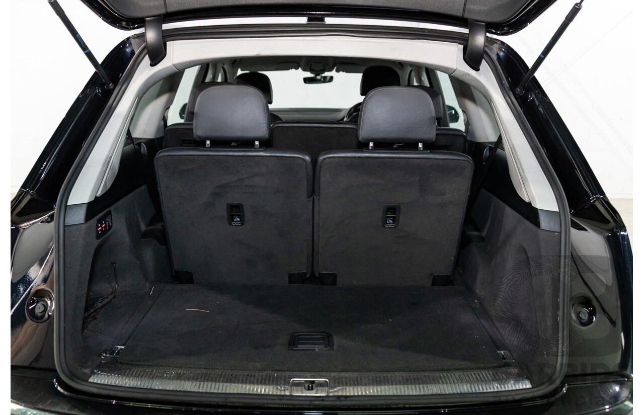 08/2017 Audi Q7 3.0 TDI Quattro (AWD) 4M MY18 4d Wagon Night Black Turbo Diesel V6 3.0L