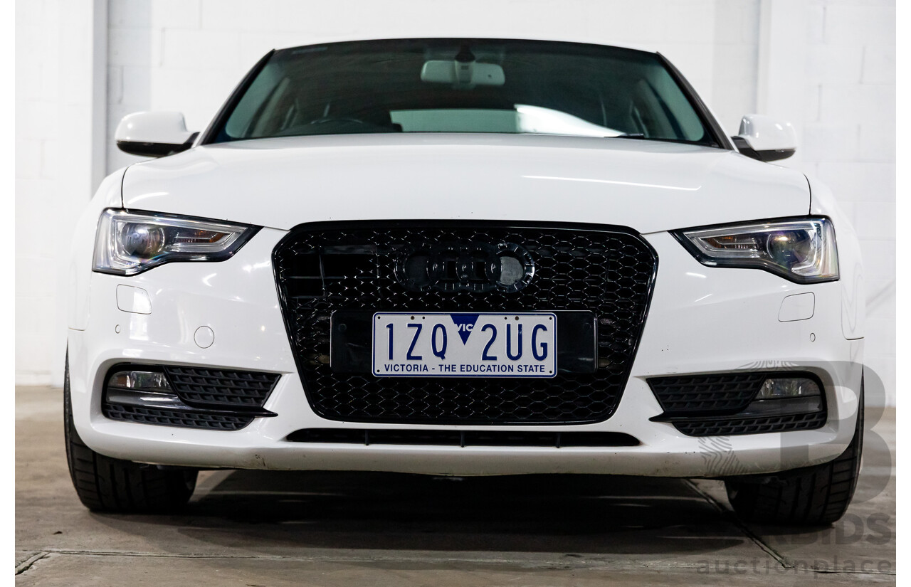 1/2012 Audi A5 Sportback 1.8 TFSI 8T MY12.5 5d Hatchback Ibis White Turbo 1.8L