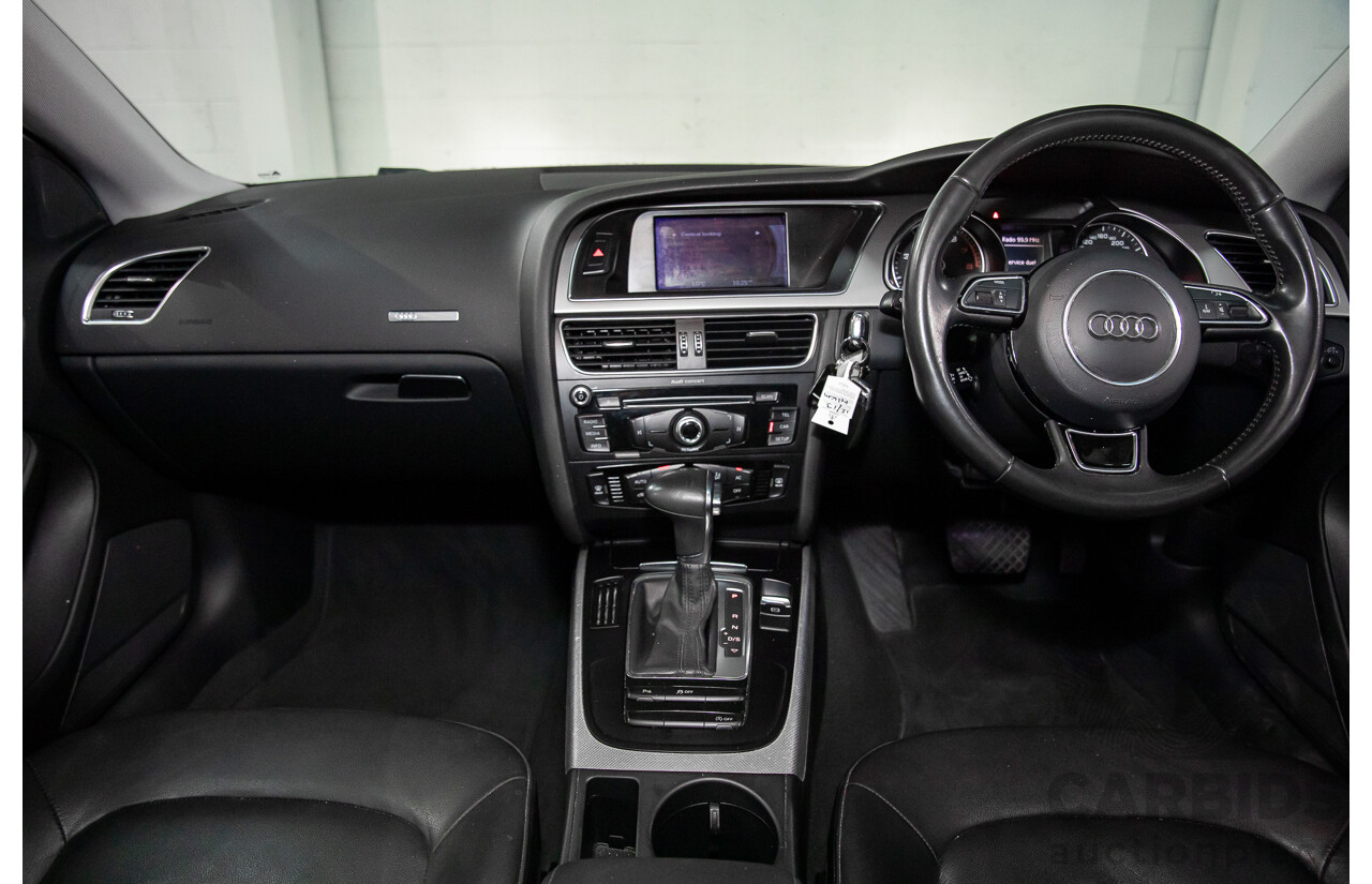 1/2012 Audi A5 Sportback 1.8 TFSI 8T MY12.5 5d Hatchback Ibis White Turbo 1.8L