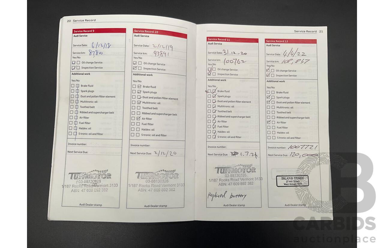 1/2012 Audi A5 Sportback 1.8 TFSI 8T MY12.5 5d Hatchback Ibis White Turbo 1.8L