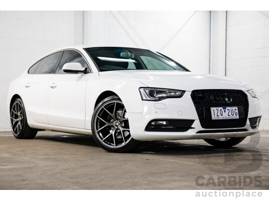 1/2012 Audi A5 Sportback 1.8 TFSI 8T MY12.5 5d Hatchback Ibis White Turbo 1.8L