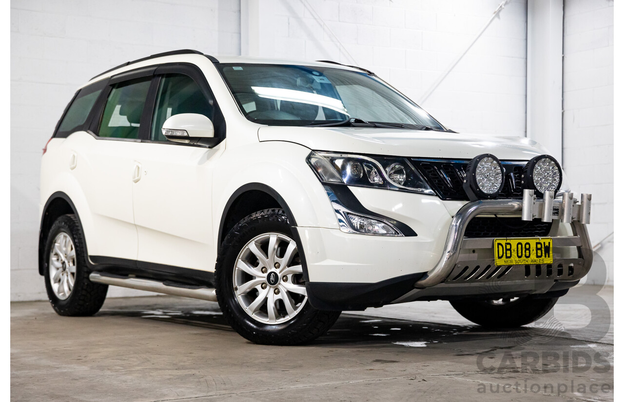 10/2016 Mahindra XUV500 (FWD) MY16 4d Wagon Diamond White Turbo Diesel 2.2L