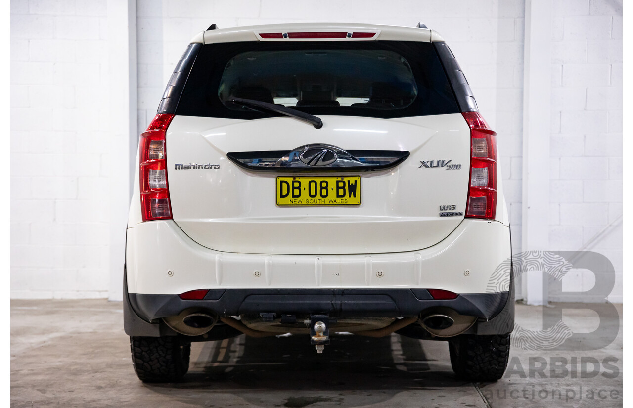 10/2016 Mahindra XUV500 (FWD) MY16 4d Wagon Diamond White Turbo Diesel 2.2L