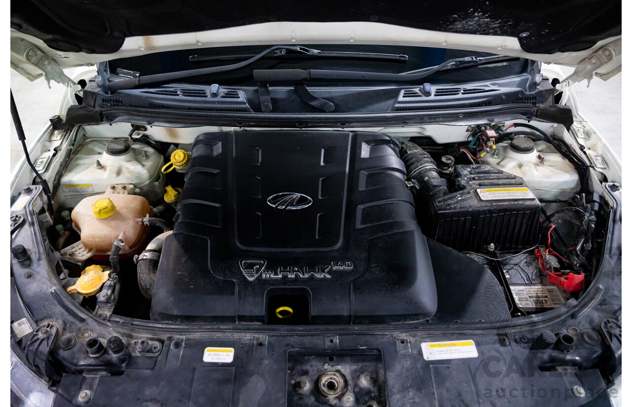 10/2016 Mahindra XUV500 (FWD) MY16 4d Wagon Diamond White Turbo Diesel 2.2L