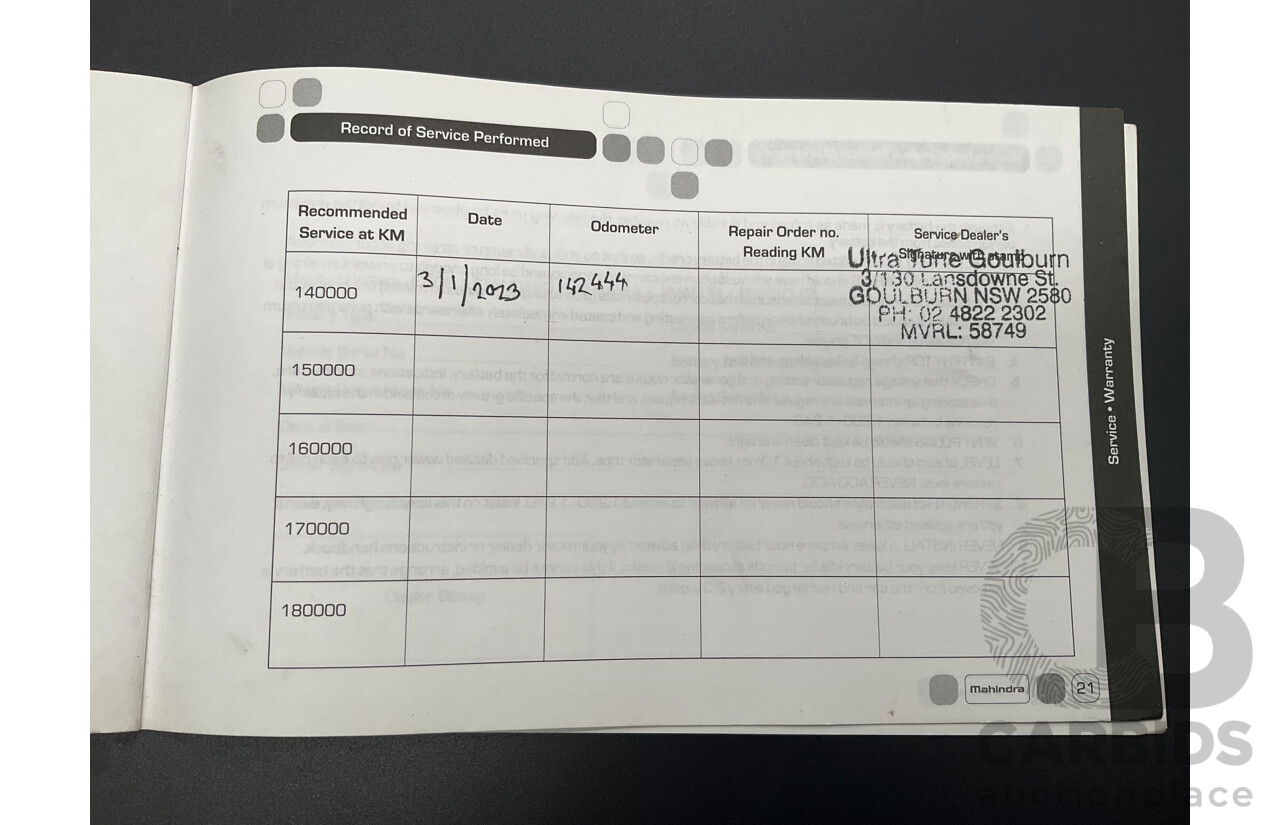 10/2016 Mahindra XUV500 (FWD) MY16 4d Wagon Diamond White Turbo Diesel 2.2L