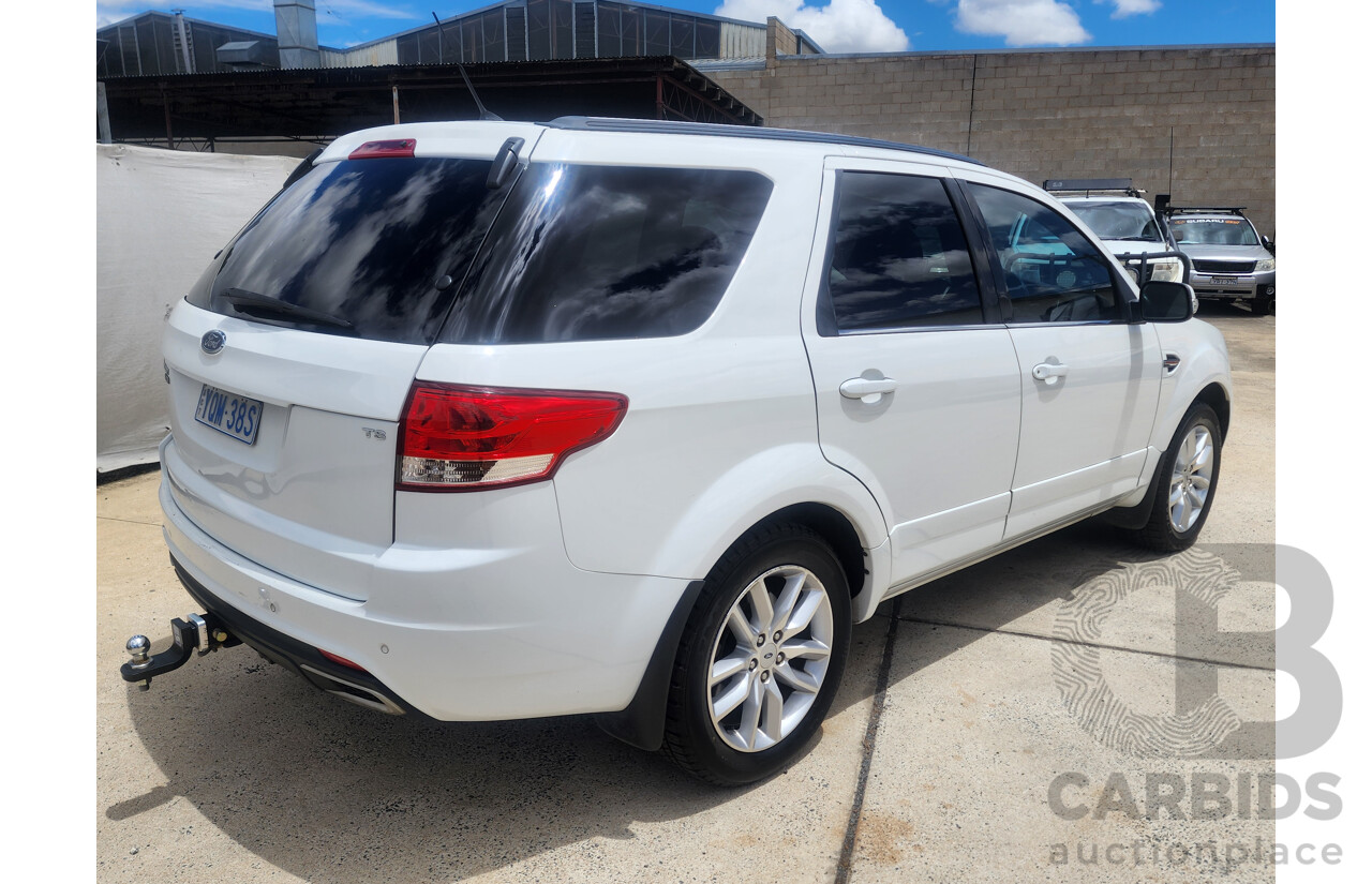 4/2015 Ford Territory TS (rwd) SZ MK2 4d Wagon White 2.7L