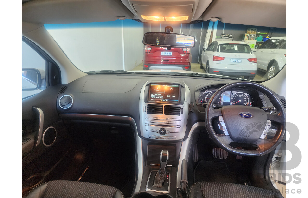 4/2015 Ford Territory TS (rwd) SZ MK2 4d Wagon White 2.7L