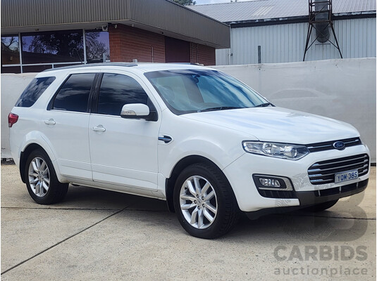 4/2015 Ford Territory TS (rwd) SZ MK2 4d Wagon White 2.7L