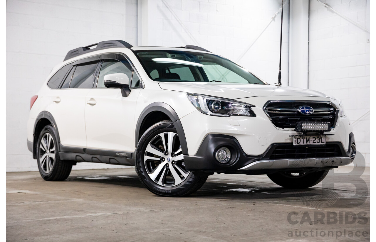 01/2018 Subaru Outback 2.5i Premium (AWD) MY18 4d Wagon Crystal White Pearl 2.5L