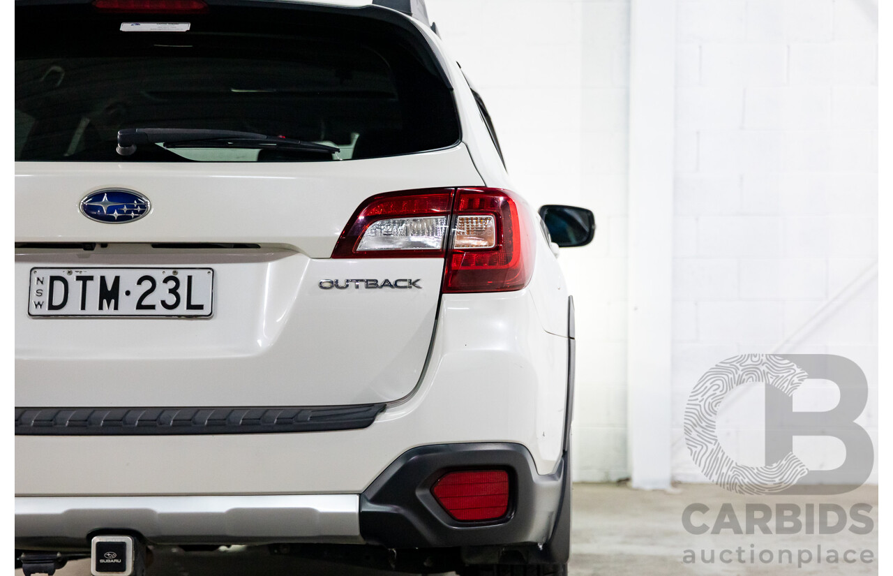 01/2018 Subaru Outback 2.5i Premium (AWD) MY18 4d Wagon Crystal White Pearl 2.5L