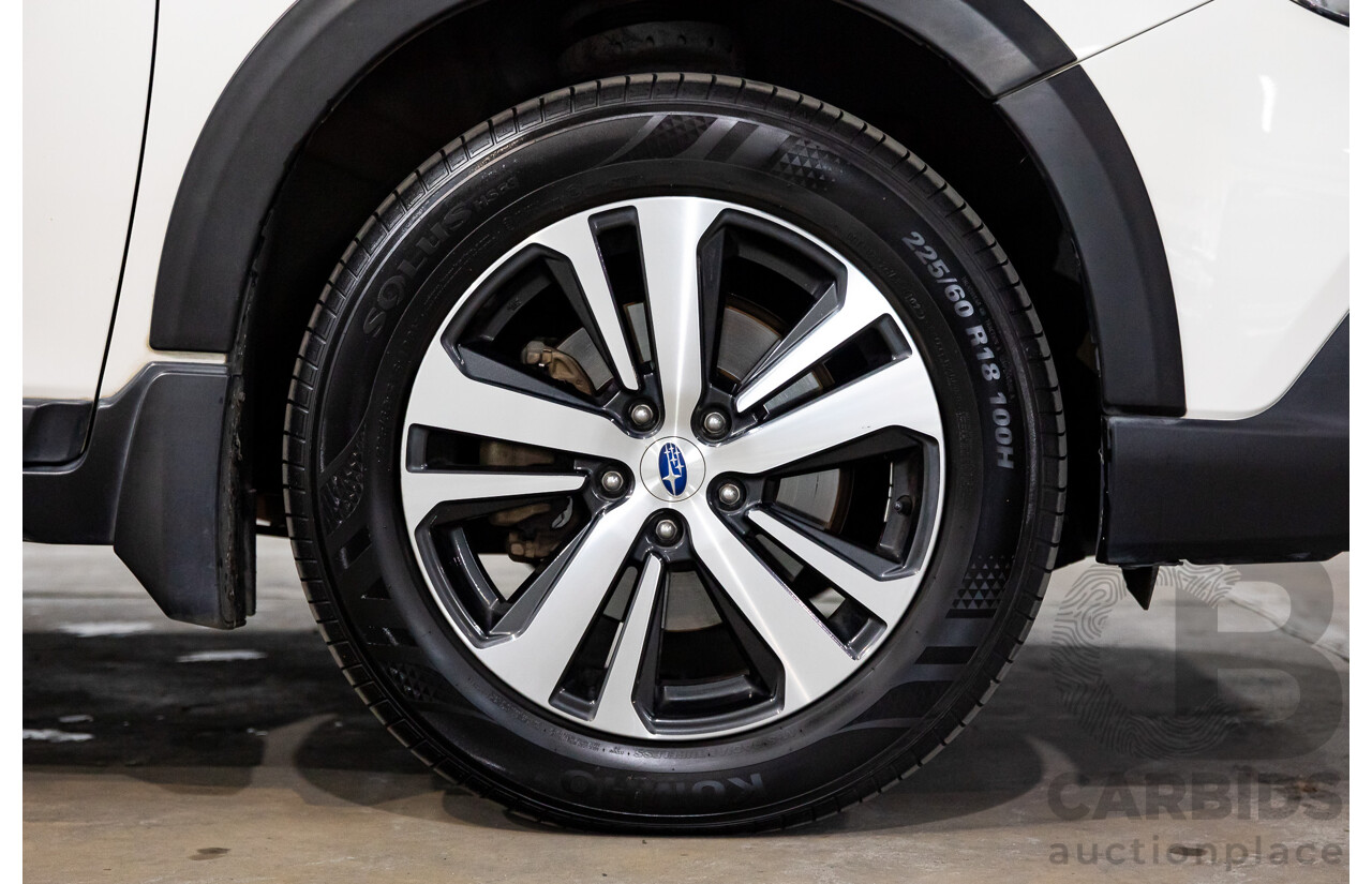 01/2018 Subaru Outback 2.5i Premium (AWD) MY18 4d Wagon Crystal White Pearl 2.5L