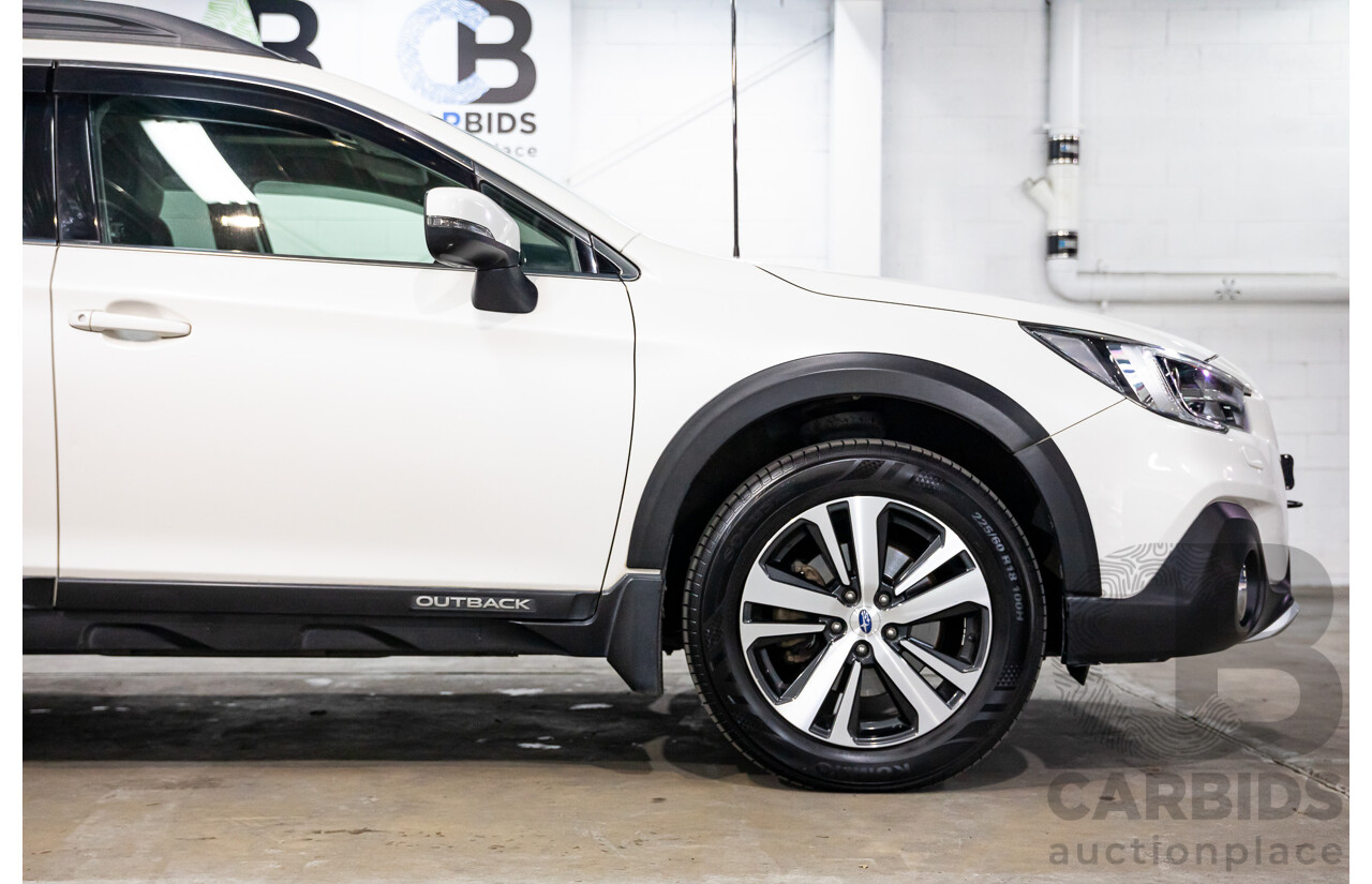 01/2018 Subaru Outback 2.5i Premium (AWD) MY18 4d Wagon Crystal White Pearl 2.5L