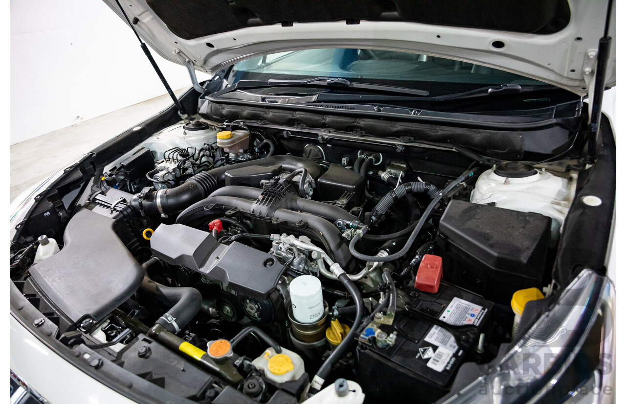 01/2018 Subaru Outback 2.5i Premium (AWD) MY18 4d Wagon Crystal White Pearl 2.5L