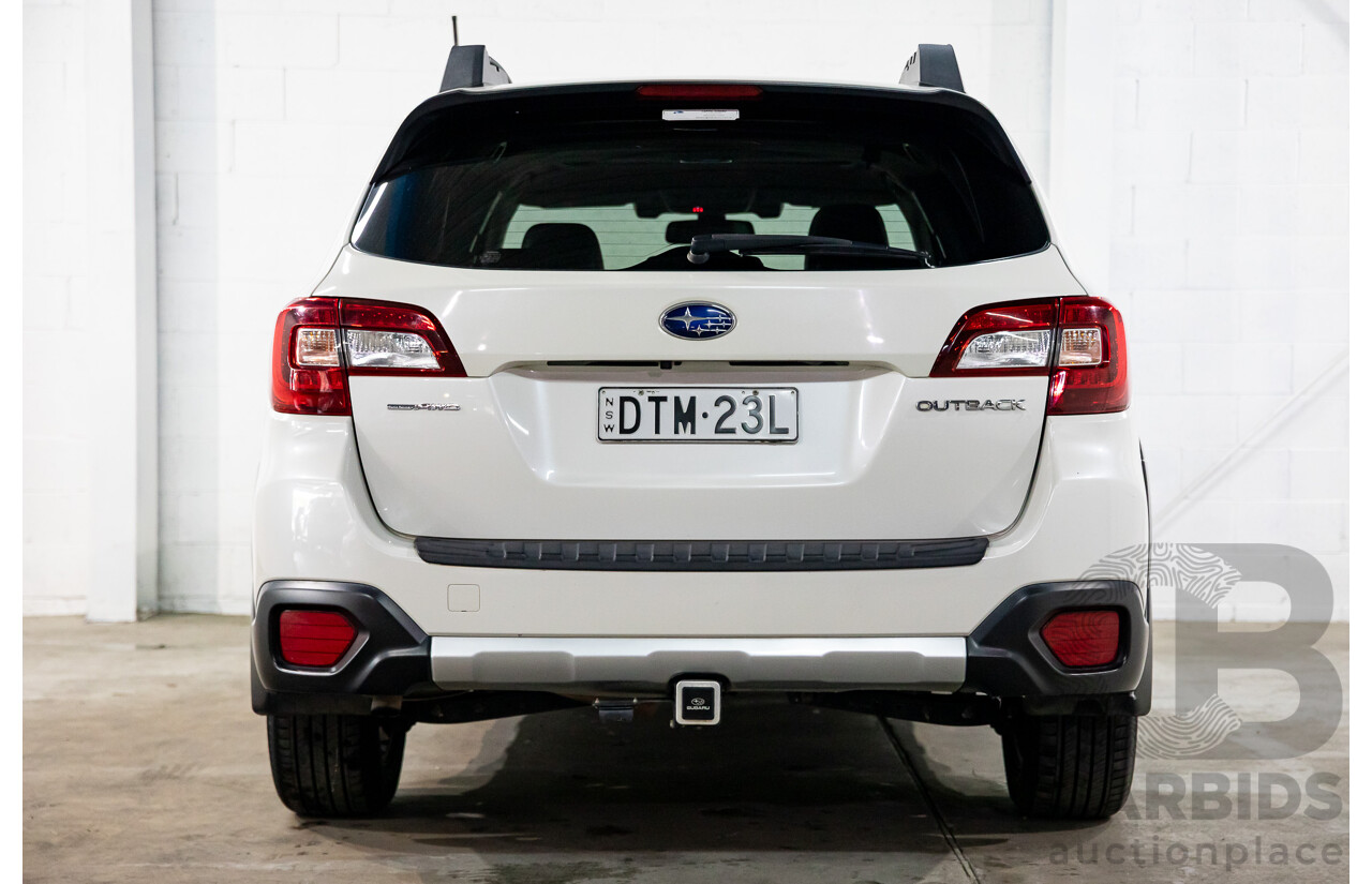 01/2018 Subaru Outback 2.5i Premium (AWD) MY18 4d Wagon Crystal White Pearl 2.5L