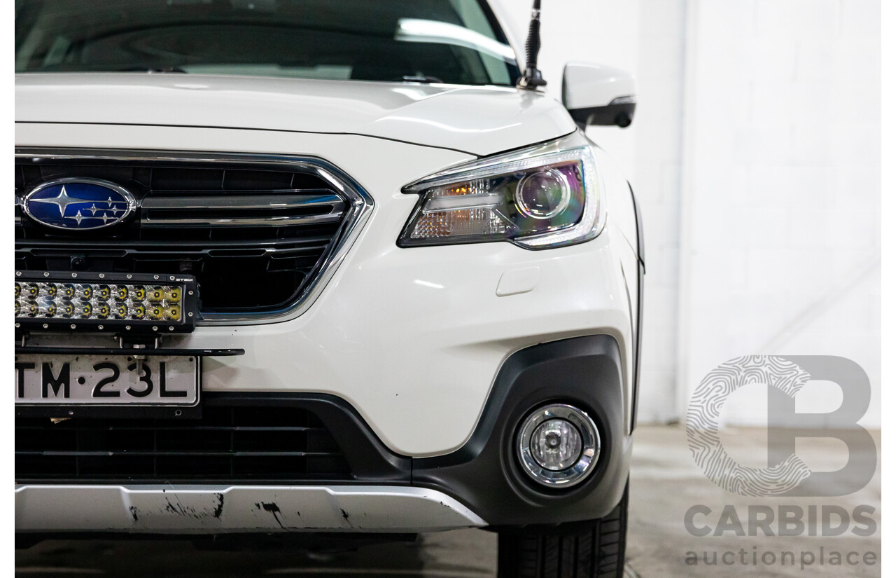 01/2018 Subaru Outback 2.5i Premium (AWD) MY18 4d Wagon Crystal White Pearl 2.5L