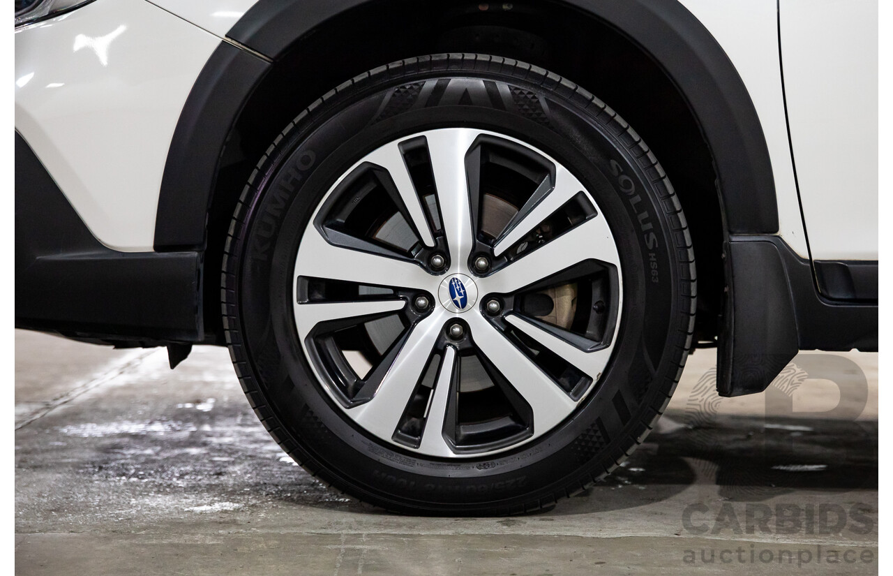 01/2018 Subaru Outback 2.5i Premium (AWD) MY18 4d Wagon Crystal White Pearl 2.5L