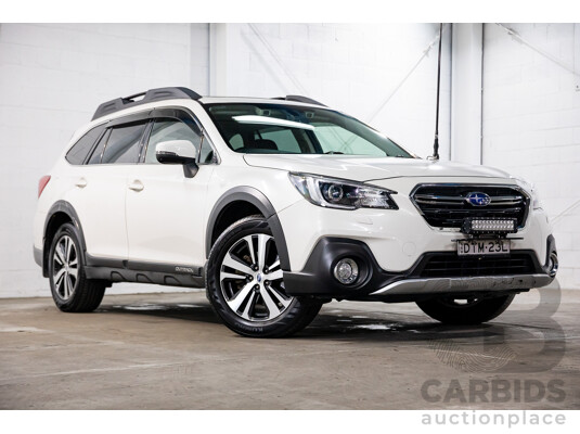 01/2018 Subaru Outback 2.5i Premium (AWD) MY18 4d Wagon Crystal White Pearl 2.5L
