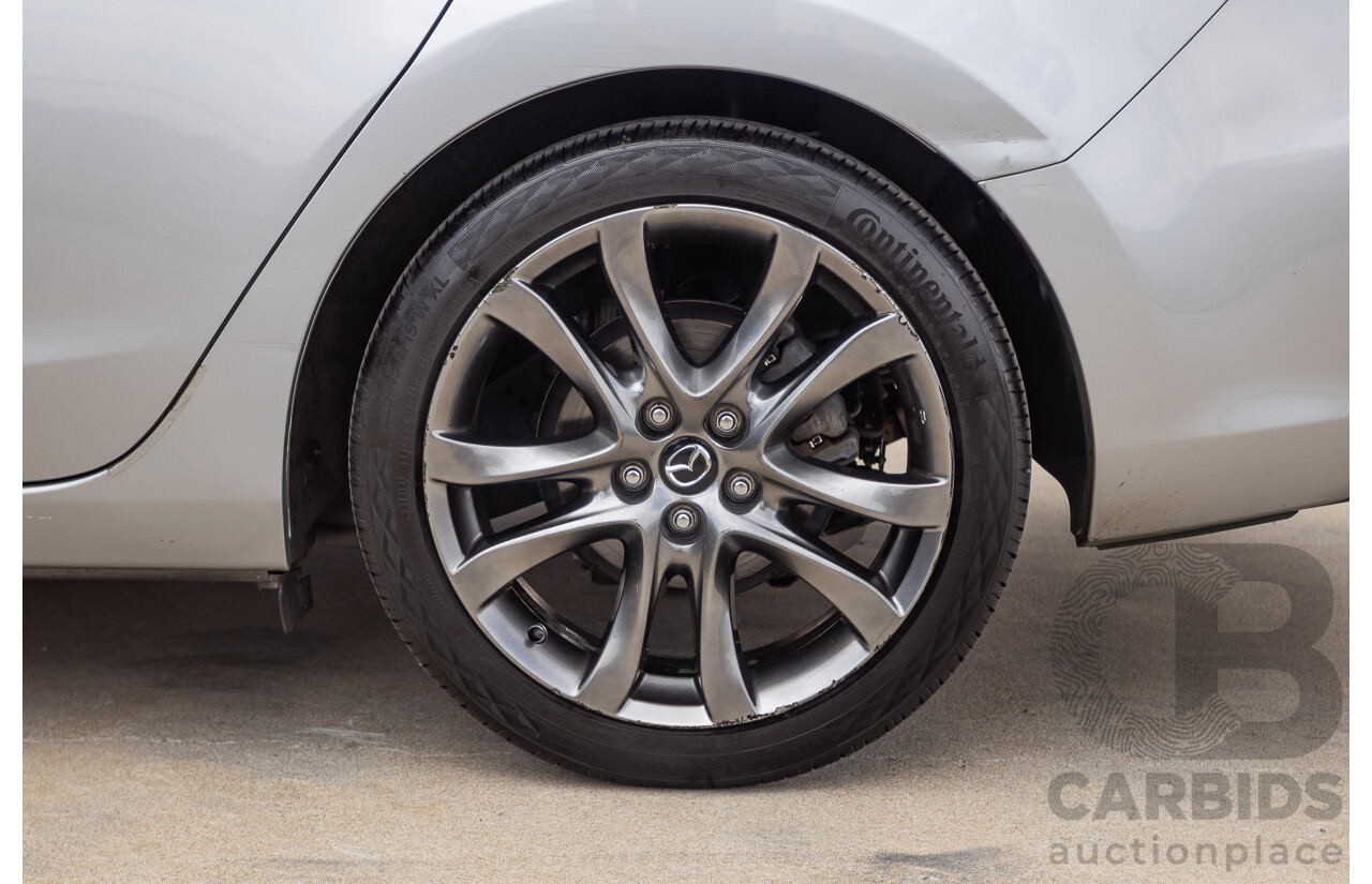 1/2015 Mazda 6 GT 6C MY15 4D Sedan Sonic Silver Twin Turbo Diesel 2.2L