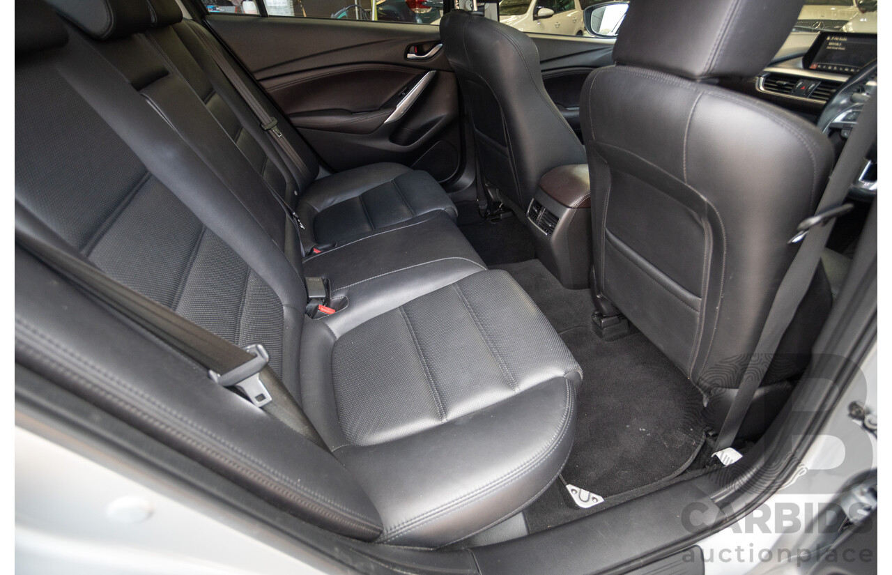 1/2015 Mazda 6 GT 6C MY15 4D Sedan Sonic Silver Twin Turbo Diesel 2.2L