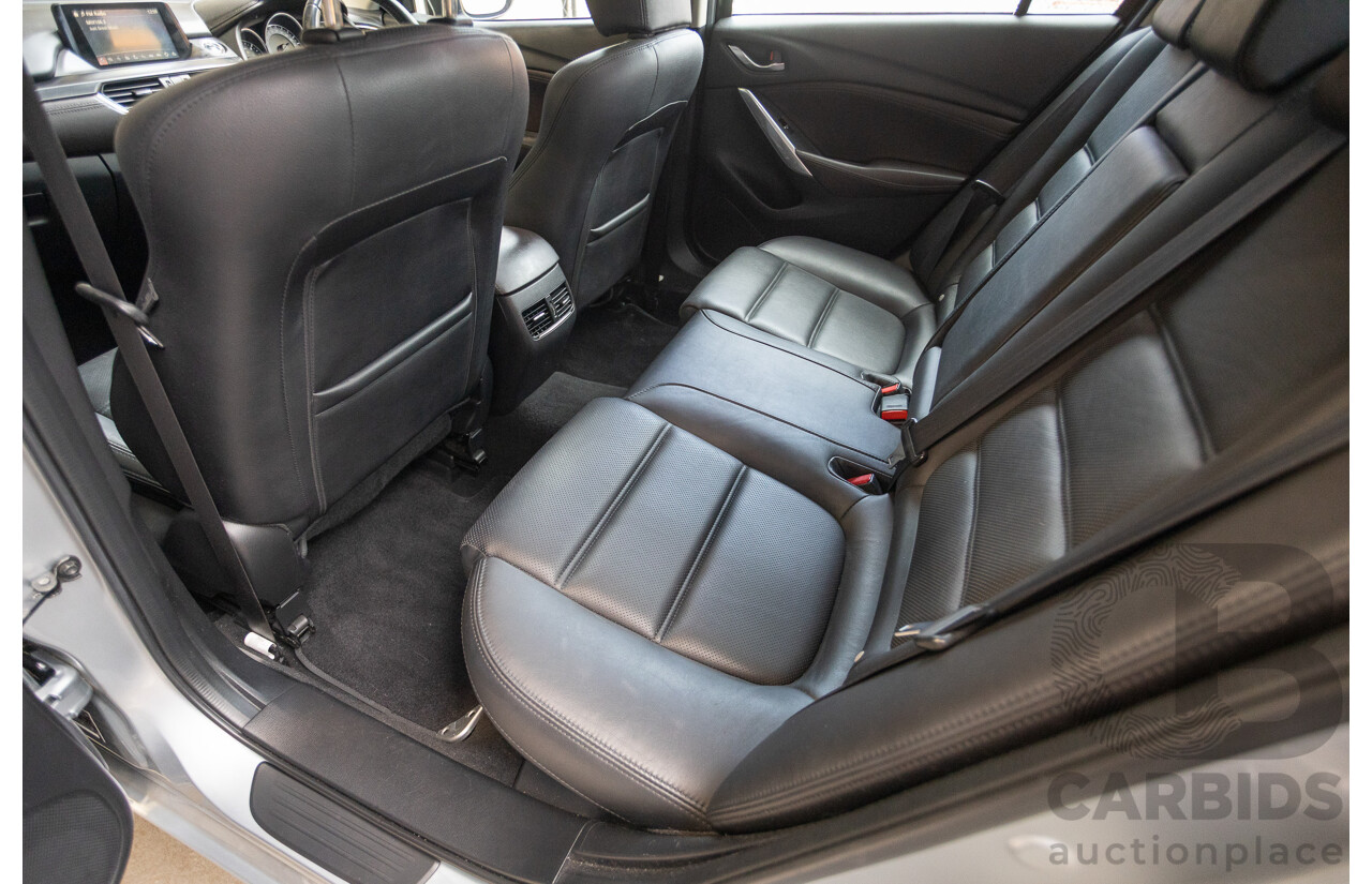 1/2015 Mazda 6 GT 6C MY15 4D Sedan Sonic Silver Twin Turbo Diesel 2.2L