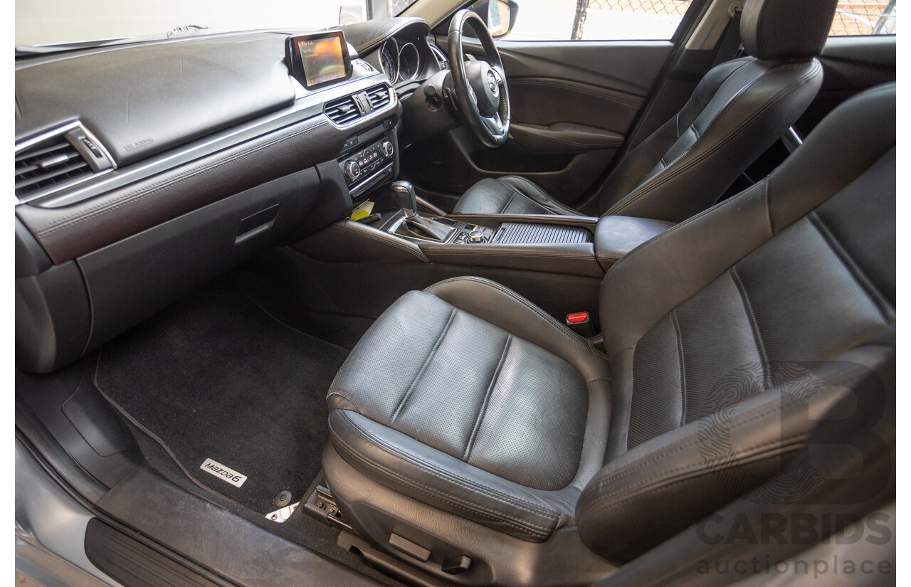 1/2015 Mazda 6 GT 6C MY15 4D Sedan Sonic Silver Twin Turbo Diesel 2.2L