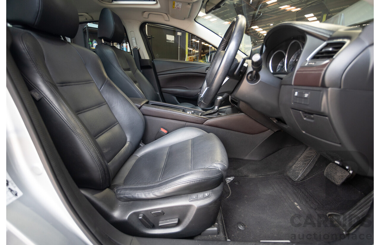 1/2015 Mazda 6 GT 6C MY15 4D Sedan Sonic Silver Twin Turbo Diesel 2.2L