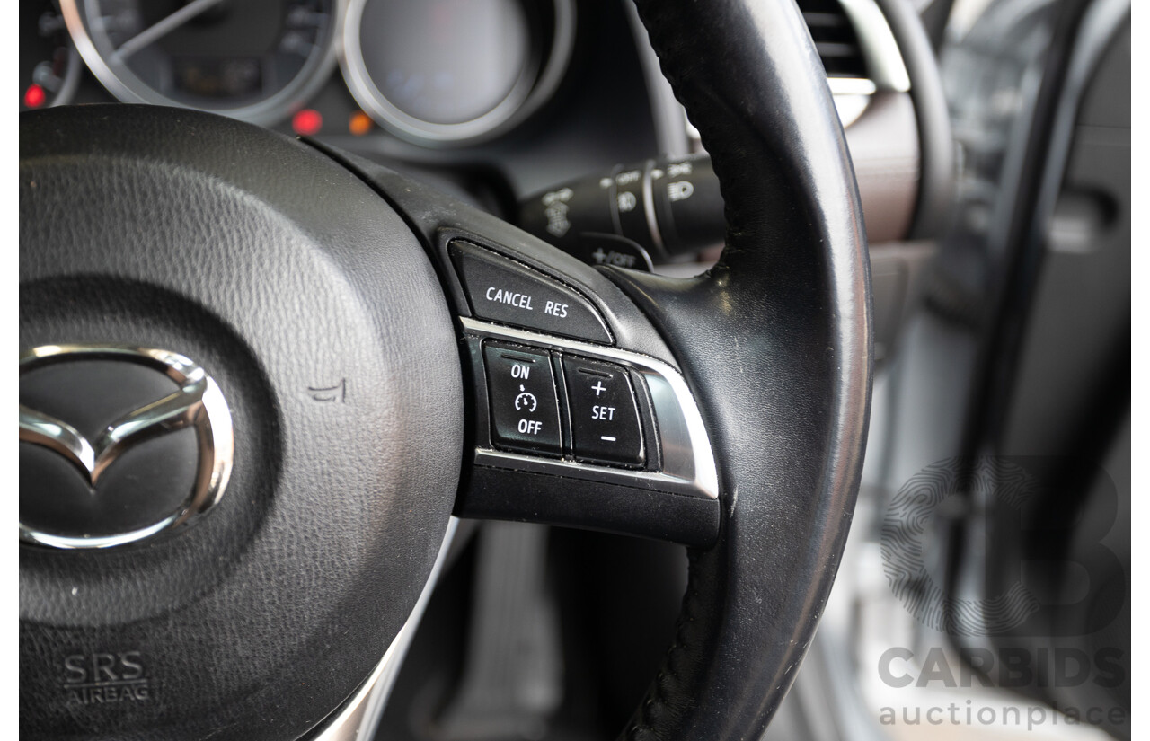 1/2015 Mazda 6 GT 6C MY15 4D Sedan Sonic Silver Twin Turbo Diesel 2.2L