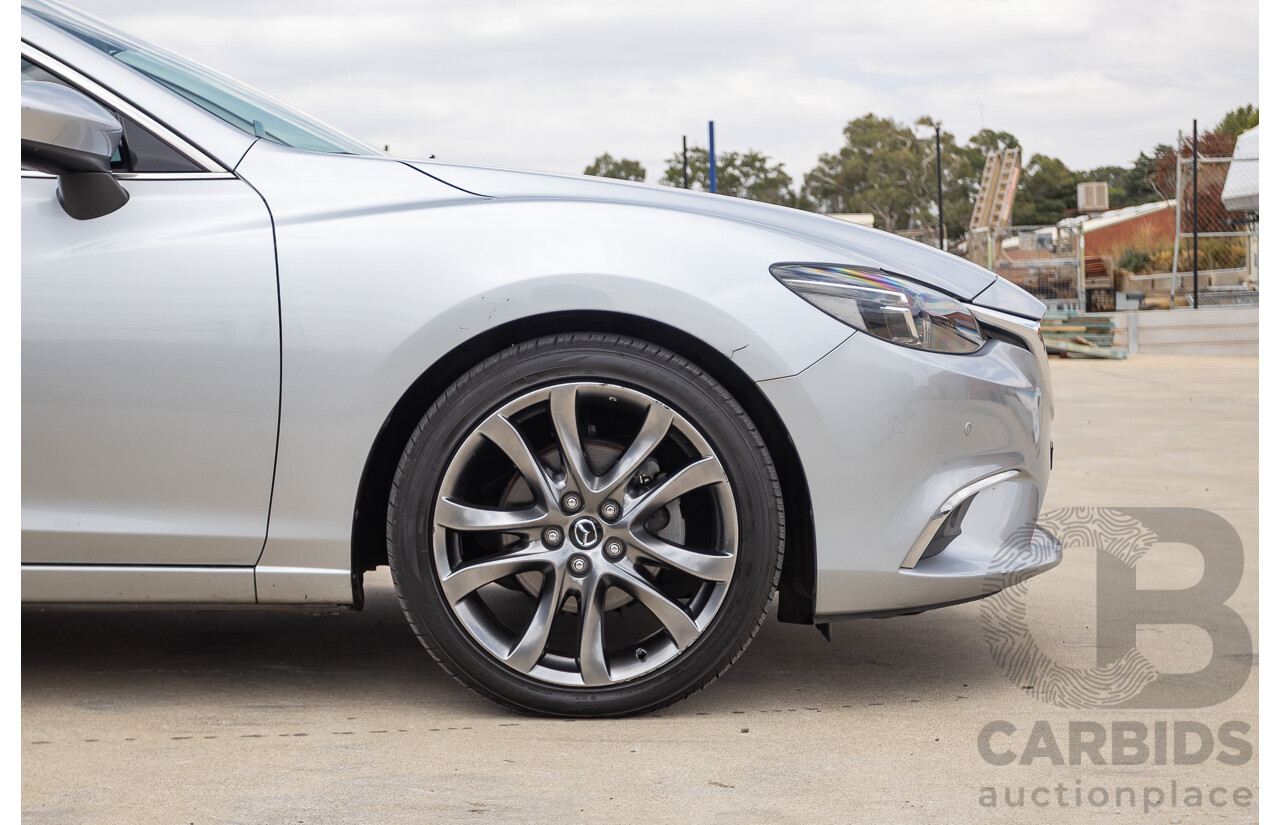 1/2015 Mazda 6 GT 6C MY15 4D Sedan Sonic Silver Twin Turbo Diesel 2.2L