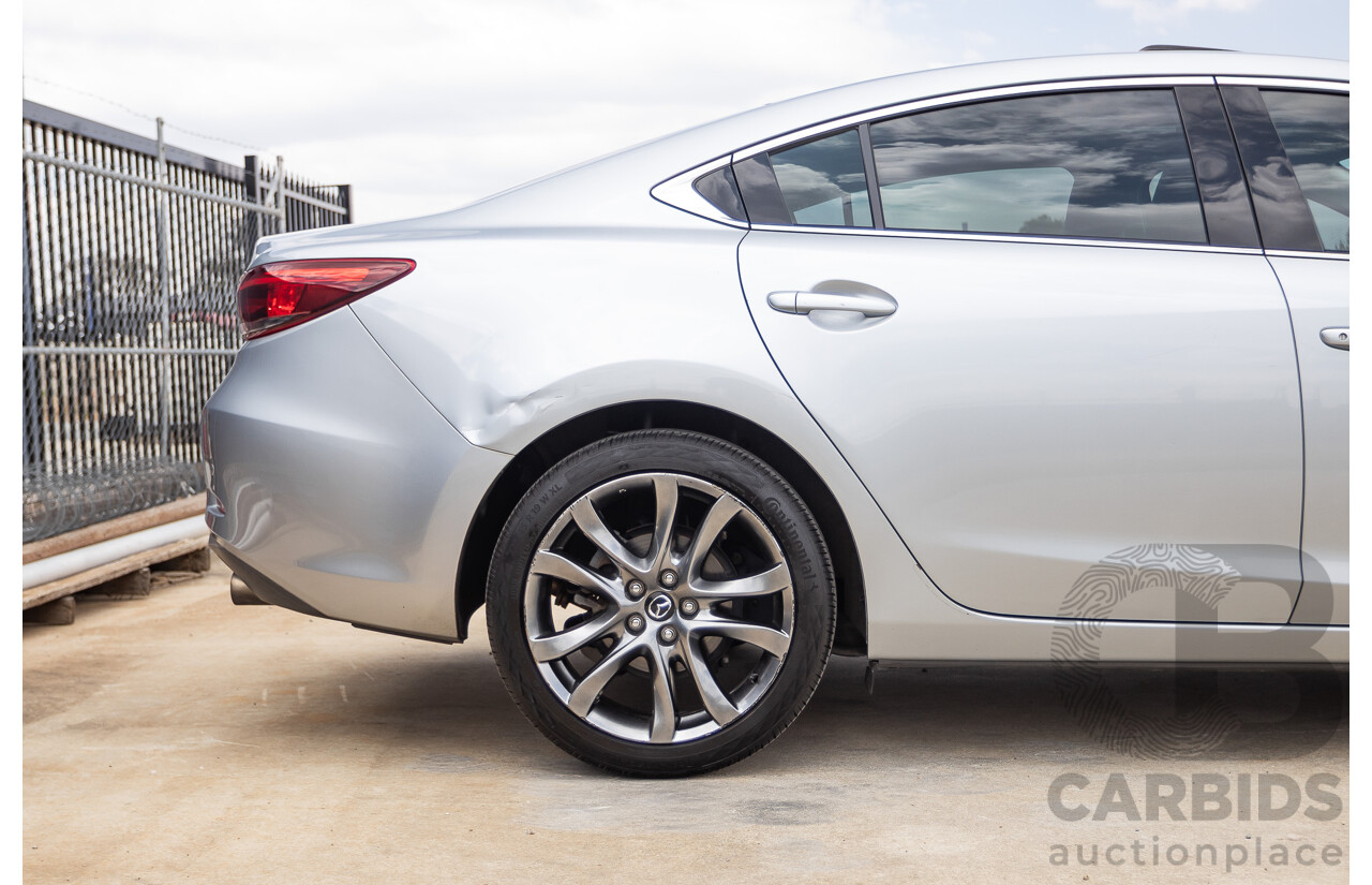 1/2015 Mazda 6 GT 6C MY15 4D Sedan Sonic Silver Twin Turbo Diesel 2.2L