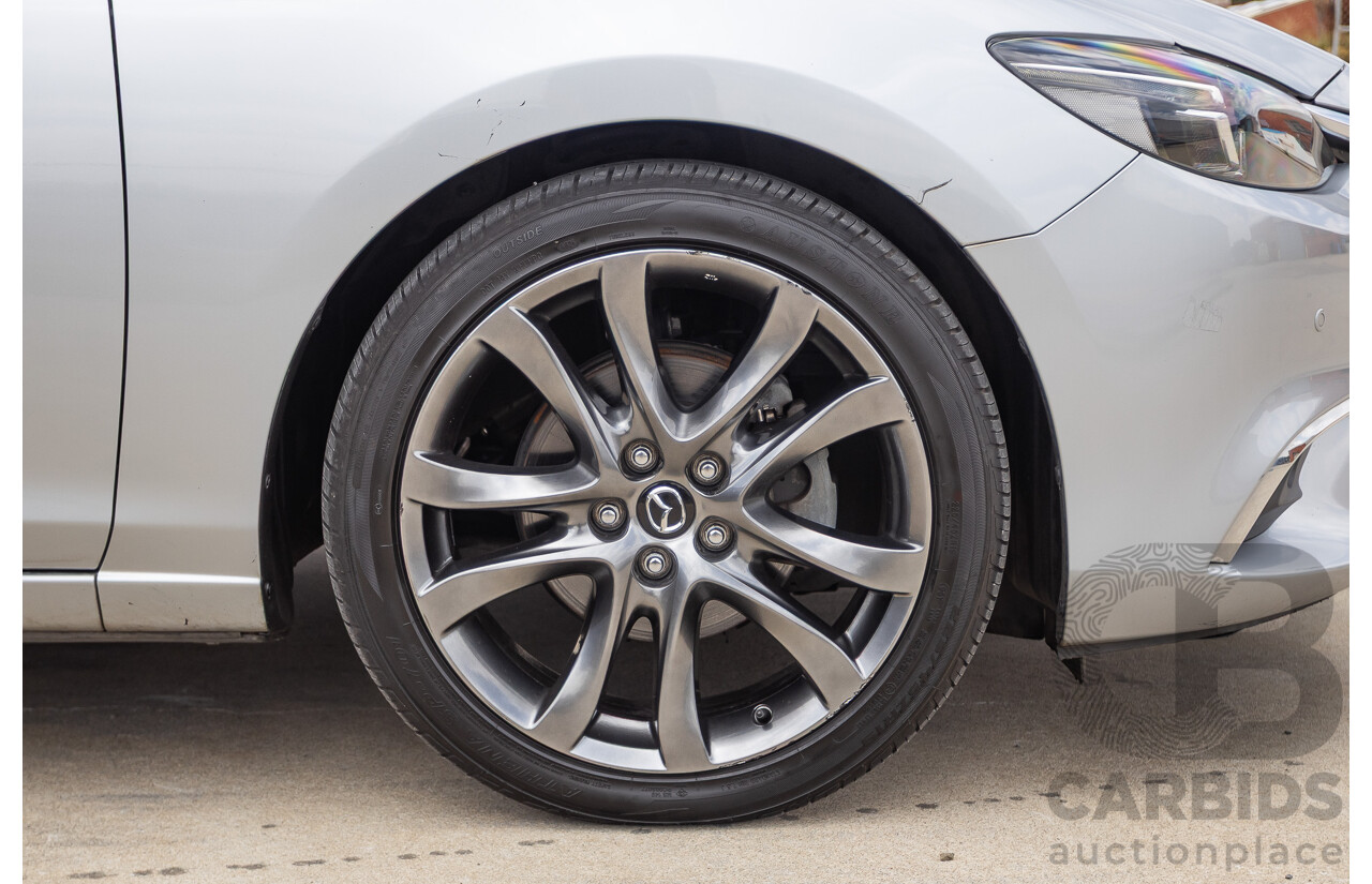 1/2015 Mazda 6 GT 6C MY15 4D Sedan Sonic Silver Twin Turbo Diesel 2.2L