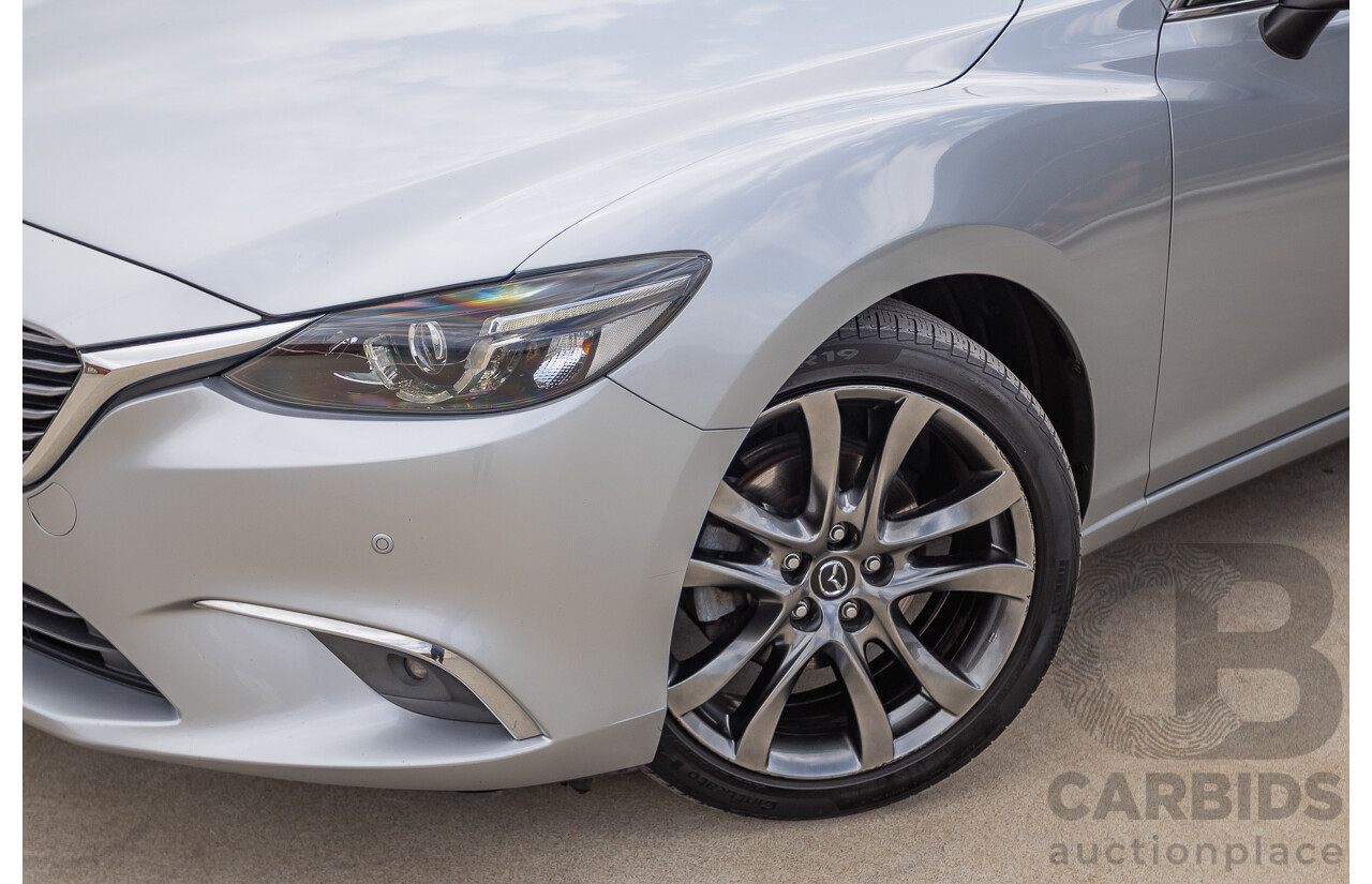 1/2015 Mazda 6 GT 6C MY15 4D Sedan Sonic Silver Twin Turbo Diesel 2.2L