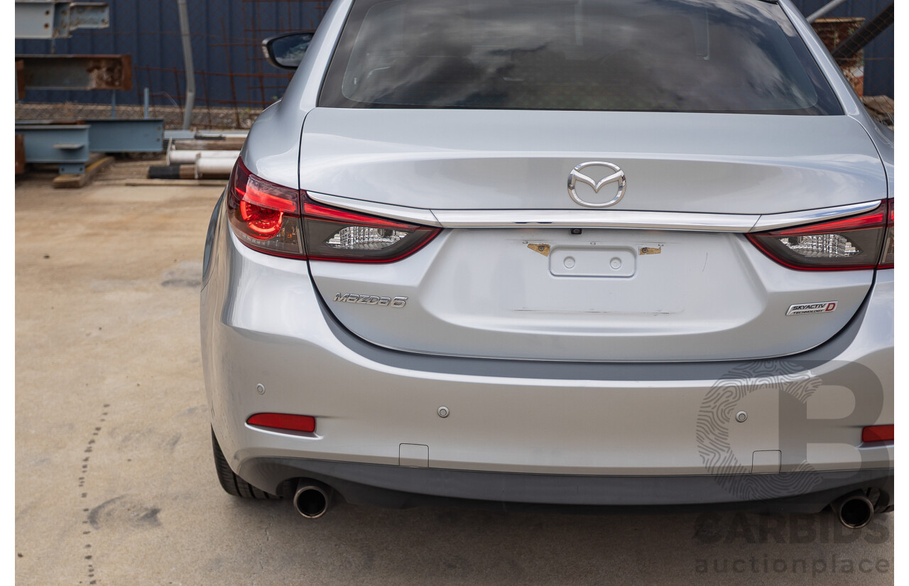 1/2015 Mazda 6 GT 6C MY15 4D Sedan Sonic Silver Twin Turbo Diesel 2.2L