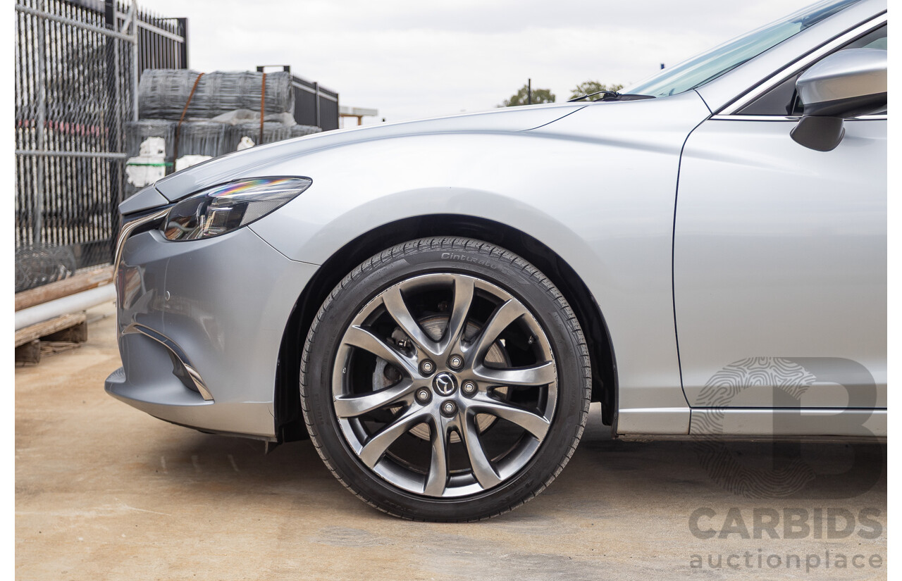 1/2015 Mazda 6 GT 6C MY15 4D Sedan Sonic Silver Twin Turbo Diesel 2.2L