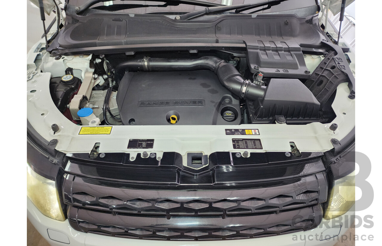 5/2012 Range Rover Evoque SD4 Dynamic LV 5d Wagon White 2.2L