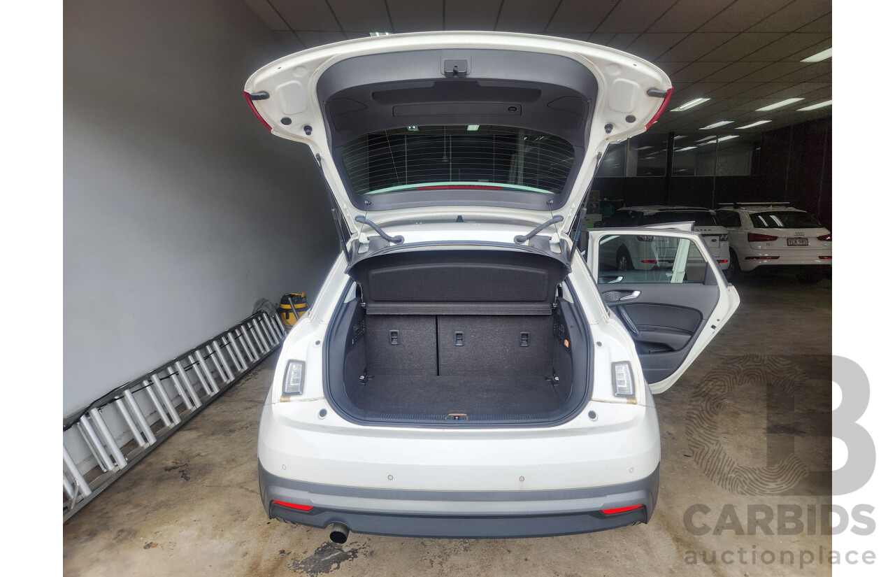 11/2015 Audi A1 Sportback 1.0 TFSI 8X MY15 5d Hatchback White 1.0L