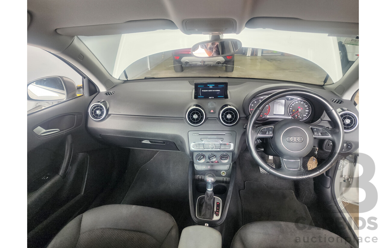 11/2015 Audi A1 Sportback 1.0 TFSI 8X MY15 5d Hatchback White 1.0L