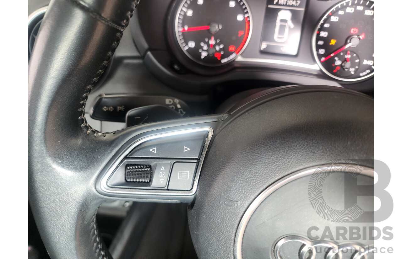 11/2015 Audi A1 Sportback 1.0 TFSI 8X MY15 5d Hatchback White 1.0L