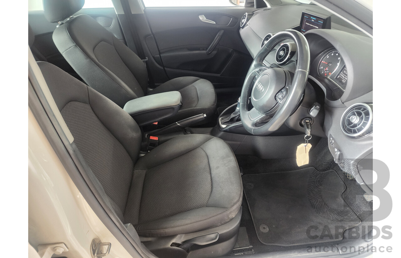 11/2015 Audi A1 Sportback 1.0 TFSI 8X MY15 5d Hatchback White 1.0L