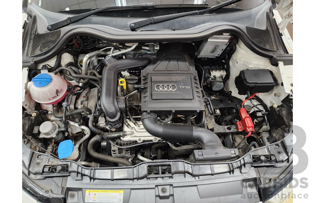 11/2015 Audi A1 Sportback 1.0 TFSI 8X MY15 5d Hatchback White 1.0L