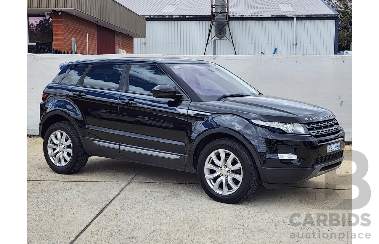 6/2014 Range Rover Evoque SD4 PURE LV MY14 5d Wagon Black 2.2L